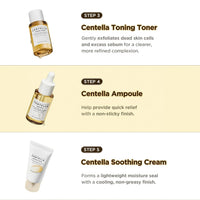 Centella Travel Kit, Korean Skin Care Set of 5, Travel Size | a Travel Size Skincare Gift Set with Toner, Serum, Oil Cleanser, Face Wash, and Moisturizer, Made with Madagascar Centella