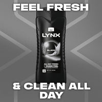 Black 3-In-1 Body Wash Body Cleanser Shower Gel with a Frozen Pear & Cedarwood Scent for an All Day Fresh & Clean Feel 500 Ml