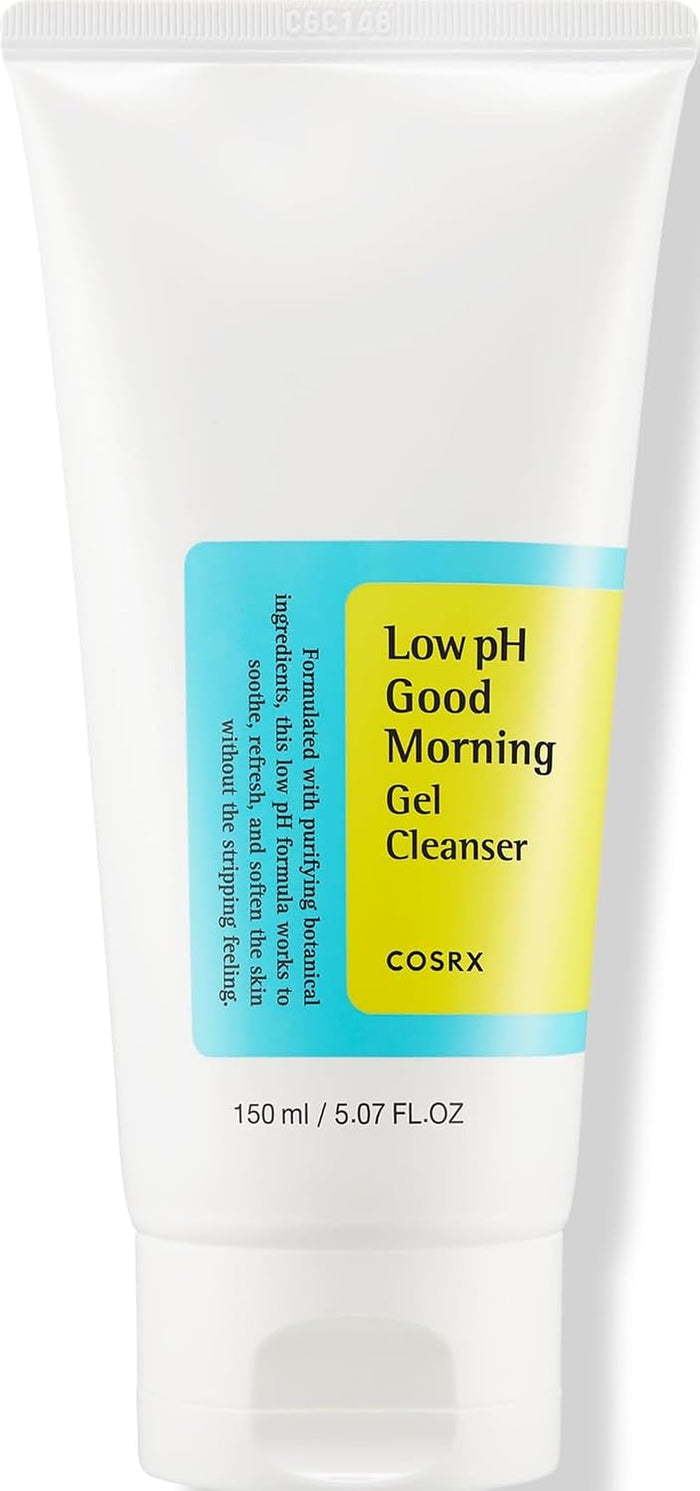 Low Ph Good Morning Gel Cleanser, 5.07 Fl.Oz / 150Ml | Mild Face Cleanser | Korean Skin Care for Acne Prone Skin, PH Balancing, anti Acne, Breakouts Treatment