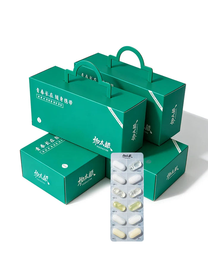 28-Day Monthly Skincare Set (4 Boxes, 28 Blister Packs)