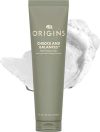 Origins Checks and Balances Frothy Face Wash | Gentle Face Cleanser for All Skin Types | with Mint, Wheat Protein and Tourmaline